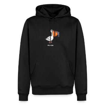 Peli-can Tierliebhaber Gift - Männer Premium Bio Hoodie - Schwarz - Vorne - Nico (187cm)