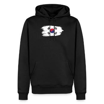 Südkorea Seoul Korea Geschenk - Männer Premium Bio Hoodie - Schwarz - Vorne - Nico (187cm)