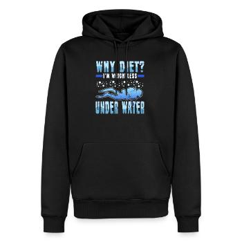 Lustig Tauchen Scuba Diving Taucher Geschenk Geek - Männer Premium Bio Hoodie - Schwarz - Vorne - Nico (187cm)
