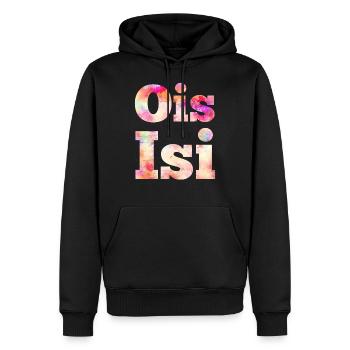 Bayern bayerischer Spruch Ois Isi Lustig Geschenk - Männer Premium Bio Hoodie - Schwarz - Vorne - Nico (187cm)