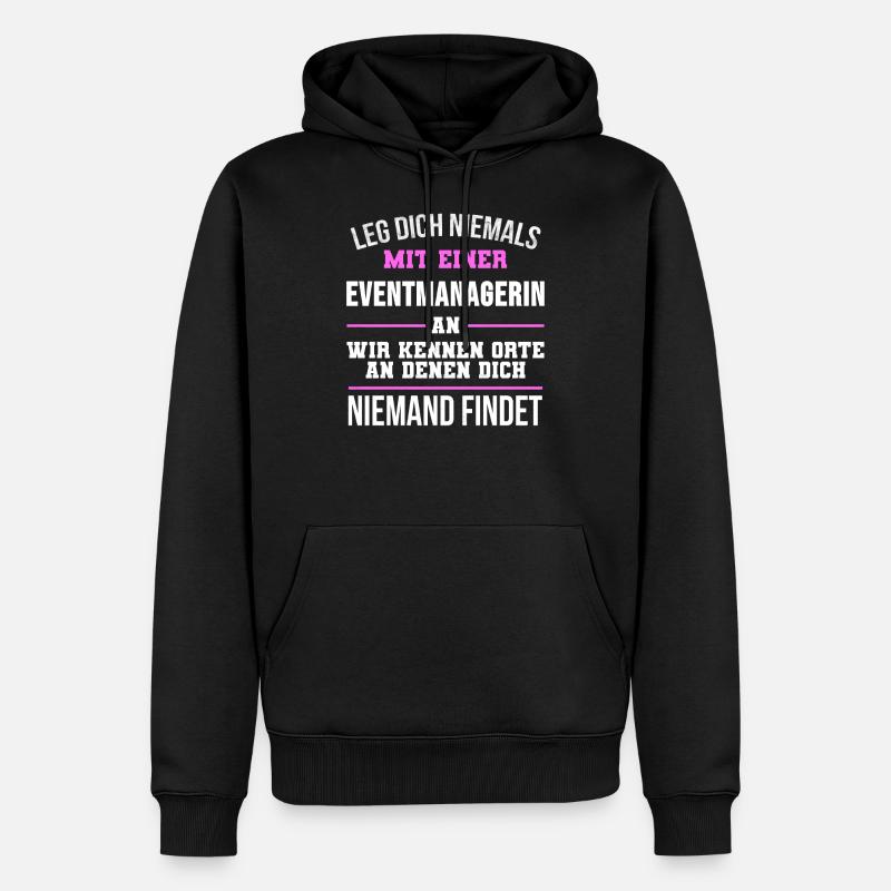 Eventmanagerin Eventmanager Managerin Geschenk - Männer Premium Bio Hoodie - Schwarz