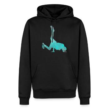Streetdance Hip Hop Tanz Breakdance Geschenk - Männer Premium Bio Hoodie - Schwarz - Vorne - Nico (187cm)