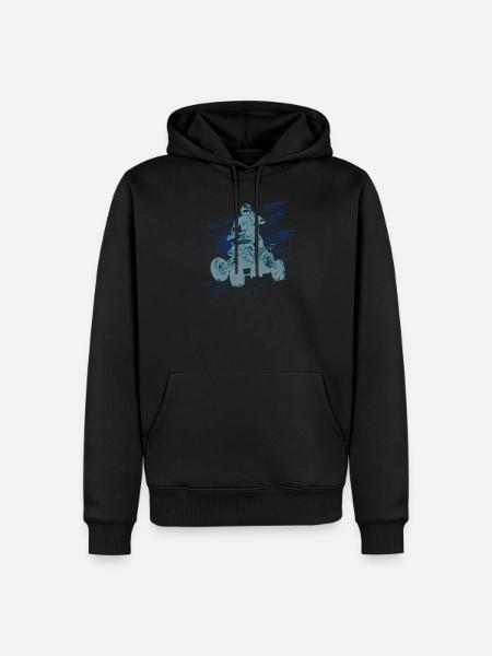 Quad ATV - Men’s Premium Organic Hoodie - black