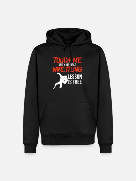 Gift idea for wrestlers - Men’s Premium Organic Hoodie - black
