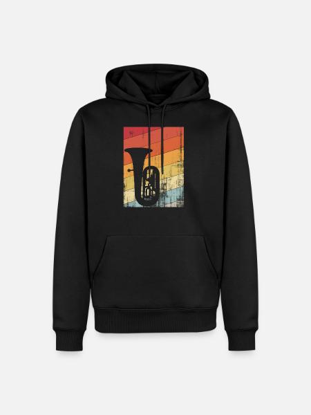 Tuba instrument - Men’s Premium Organic Hoodie - black
