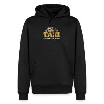 Taxifahrer - Männer Premium Bio Hoodie - Schwarz - Vorne - Nico (187cm)