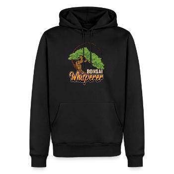 Lustig Bonsai Flüsterer Japan Baum Spruch Geschenk - Männer Premium Bio Hoodie - Schwarz - Vorne - Nico (187cm)