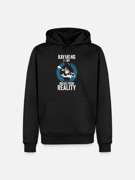 Gift idea for kayakers - Men’s Premium Organic Hoodie - black