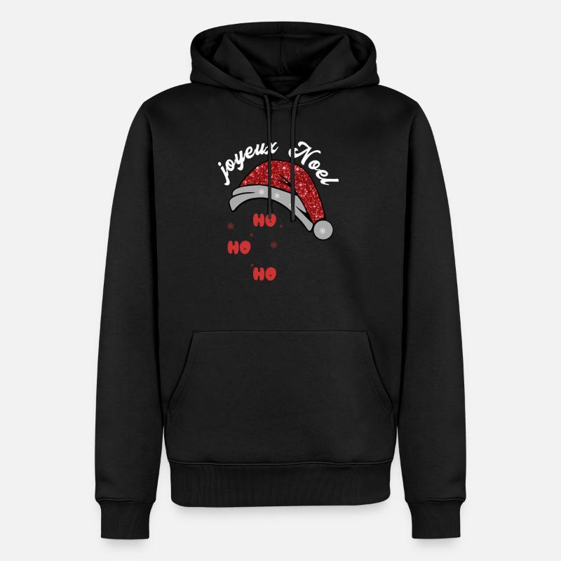 Joyeux Noël - Sweat à capuche Premium bio Homme - noir