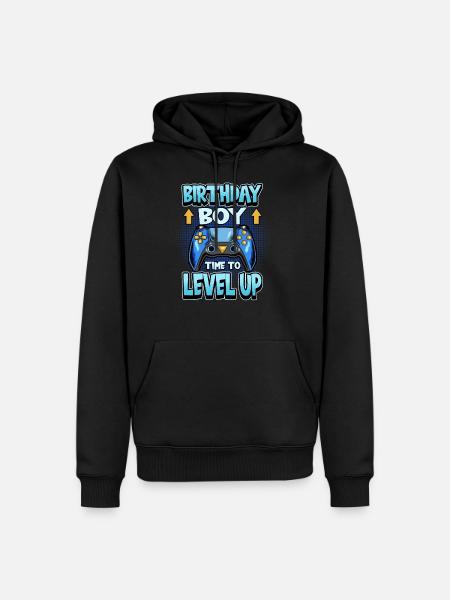 Gamer fødselsdag fødselsdag siger gaming gave - Herre Premium økologisk hoodie - sort