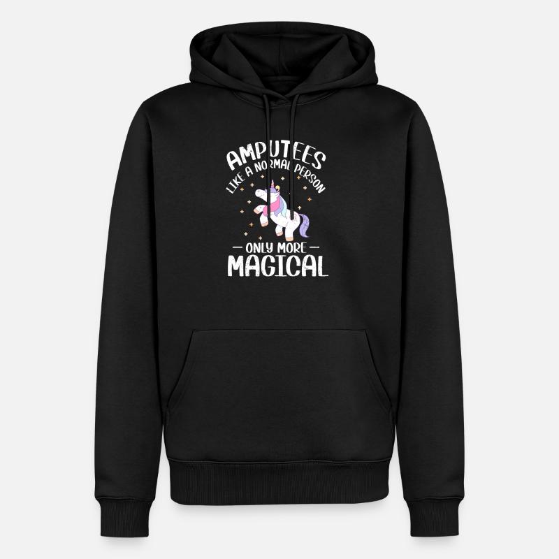Amputation - Sweat à capuche Premium bio Homme - noir