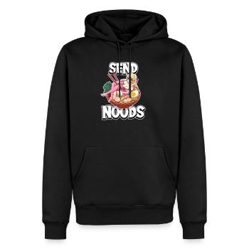 Send Noods Ramen Anime Girl Sexy Otaku Weeb - Sweat à capuche Premium bio Homme - noir - Devant - Nico (187cm)