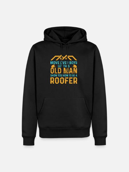 Roofers - Men’s Premium Organic Hoodie - black