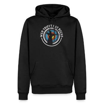 Bogenschiessen Bogenschütze Bogen Pfeil Langbogen - Männer Premium Bio Hoodie - Schwarz - Vorne - Nico (187cm)