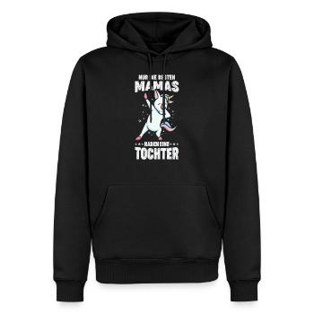 Mama Tochter Partnerlook Geschenk - Männer Premium Bio Hoodie - Schwarz - Vorne - Nico (187cm)