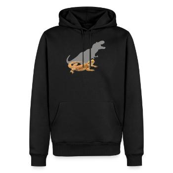 Bartargame Mom Dad I Funny Beardy Gift I - Men’s Premium Organic Hoodie - black - Front - Nico (187cm)