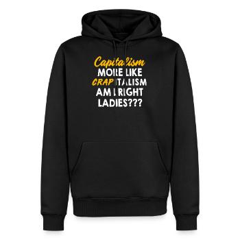 Kommunismus Karl Marx Sozialismus Kapital - Männer Premium Bio Hoodie - Schwarz - Vorne - Nico (187cm)