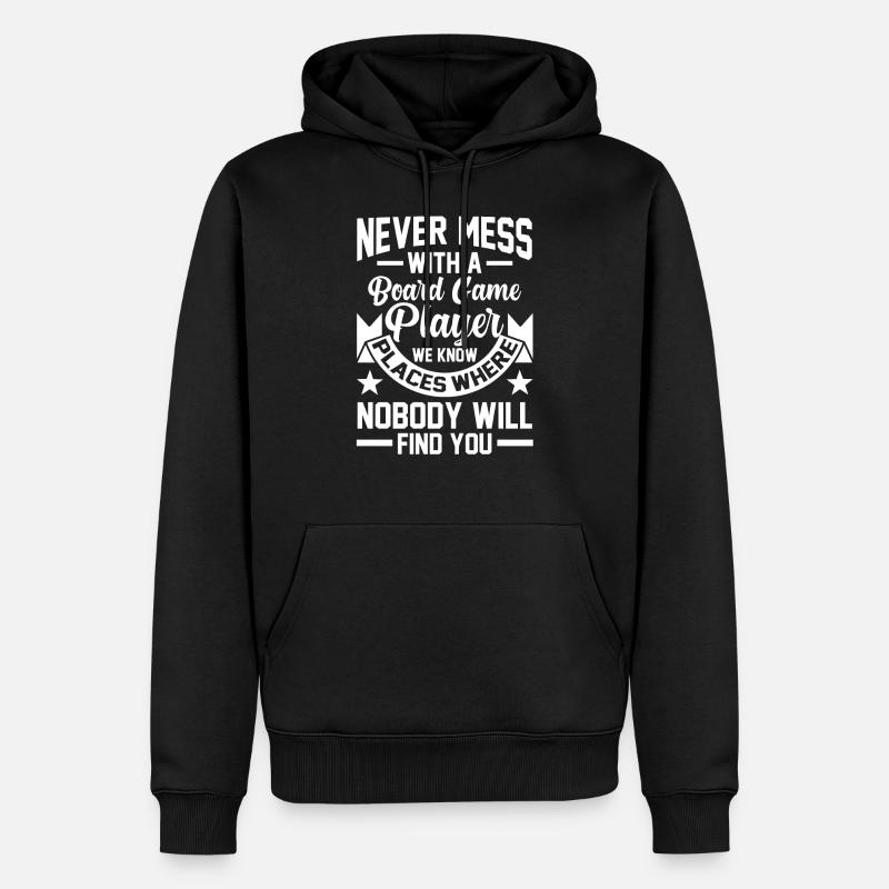 Brettspiel Brettspiele Brettspiele Geschenk - Männer Premium Bio Hoodie - Schwarz