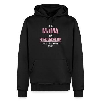 Physiotherapeut Physiotherapie - Männer Premium Bio Hoodie - Schwarz - Vorne - Nico (187cm)