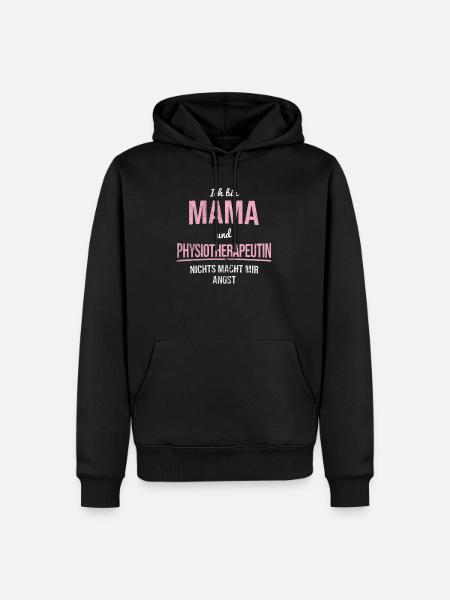 Physiotherapeut Physiotherapie - Männer Premium Bio Hoodie - Schwarz