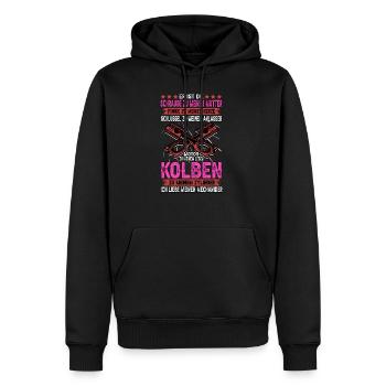 KFZ Mechaniker Auto Werkstatt Lustig Beruf Tuner - Männer Premium Bio Hoodie - Schwarz - Vorne - Nico (187cm)