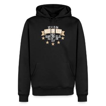 Historiker Superheld Geschichtsforscher Vatertag - Männer Premium Bio Hoodie - Schwarz - Vorne - Nico (187cm)