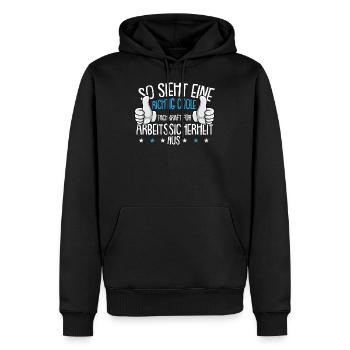 Fachkraft für Arbeitssicherheit Sicherheitskraft - Männer Premium Bio Hoodie - Schwarz - Vorne - Nico (187cm)
