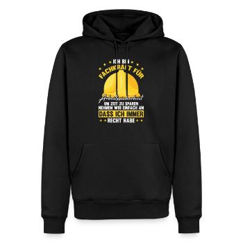 Arbeitssicherheit Sifa Sicherheitskraft - Männer Premium Bio Hoodie - Schwarz - Vorne - Nico (187cm)