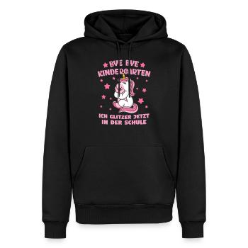 Schulkind Schulanfang Schulanfänger Schultüte - Männer Premium Bio Hoodie - Schwarz - Vorne - Nico (187cm)