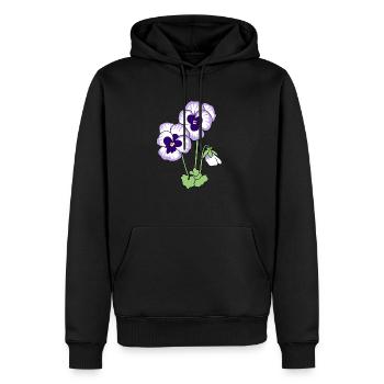Belle-mère - Sweat à capuche Premium bio Homme - noir - Devant - Nico (187cm)