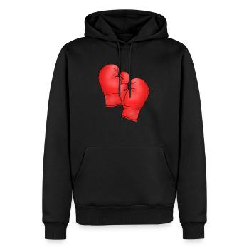 Boxing gloves - Men’s Premium Organic Hoodie - black - Front - Nico (187cm)