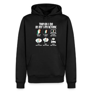 Irland Irland Irish Geschenk - Männer Premium Bio Hoodie - Schwarz - Vorne - Nico (187cm)