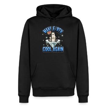 Eisbär Klimawandel Globale Erwärmung Aktivisten - Männer Premium Bio Hoodie - Schwarz - Vorne - Nico (187cm)