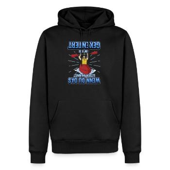 Kajak Kanu Paddeln Kajakfahren Spruch Geschenk - Männer Premium Bio Hoodie - Schwarz - Vorne - Nico (187cm)