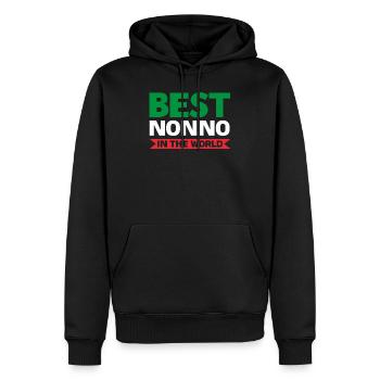 Opa Nonno Opa Nonno Geschenk - Männer Premium Bio Hoodie - Schwarz - Vorne - Nico (187cm)