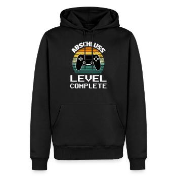 Abschluss Grundschule Schulabschluss Geschenk - Männer Premium Bio Hoodie - Schwarz - Vorne - Nico (187cm)