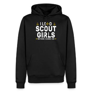 Scout Girls Girls Leader Scout Girls cadeau - Sweat à capuche Premium bio Homme - noir - Devant - Nico (187cm)