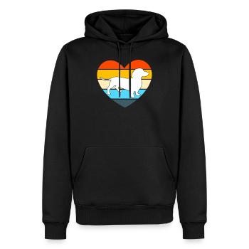 Dackel Dackel Pet Geschenk - Männer Premium Bio Hoodie - Schwarz - Vorne - Nico (187cm)