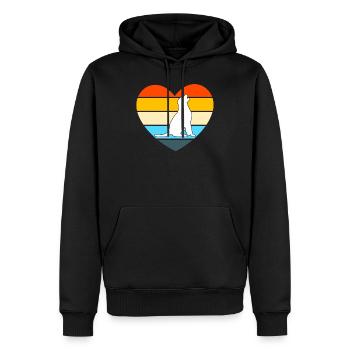 Labrador Labrador Mama Hund Geschenk - Männer Premium Bio Hoodie - Schwarz - Vorne - Nico (187cm)