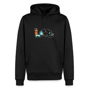 Diving Snorkeling Holiday Coral Reef Divers - Men’s Premium Organic Hoodie - black - Front - Nico (187cm)