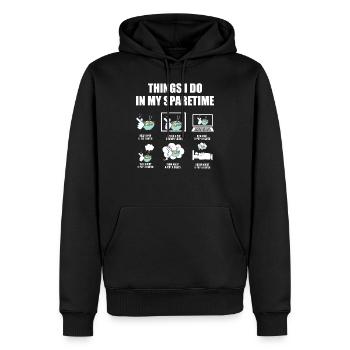 K-Pop & Ramen K-Pop Koreanisches Geschenk - Männer Premium Bio Hoodie - Schwarz - Vorne - Nico (187cm)