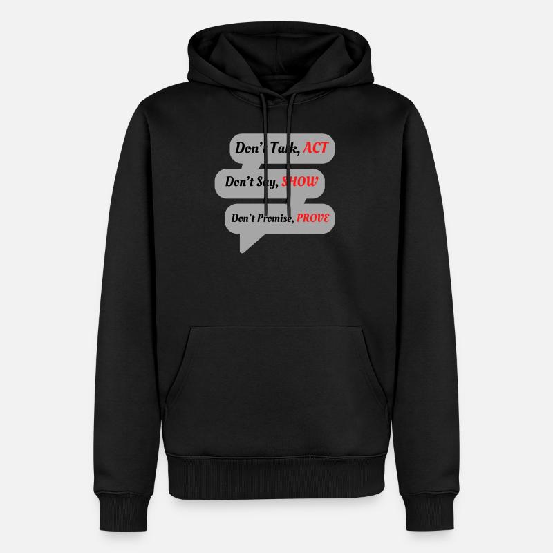 Stevens Merch - Männer Premium Bio Hoodie - Schwarz