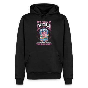 Ramen Ramen Cadeau - Sweat à capuche Premium bio Homme - noir - Devant - Nico (187cm)