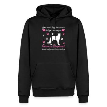 German Shepherd German Shepherd - Men’s Premium Organic Hoodie - black - Front - Nico (187cm)