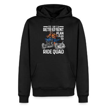 Quad-Radtour Quad Quad Geschenk - Männer Premium Bio Hoodie - Schwarz - Vorne - Nico (187cm)