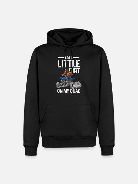 Quad-tour quad quad cadeau - Sweat à capuche Premium bio Homme - noir