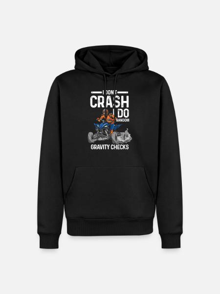 Quad-Quad-Radtour Quad Geschenk - Männer Premium Bio Hoodie - Schwarz