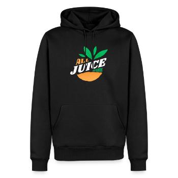Blague sur la vasectomie - Sweat à capuche Premium bio Homme - noir - Devant - Nico (187cm)