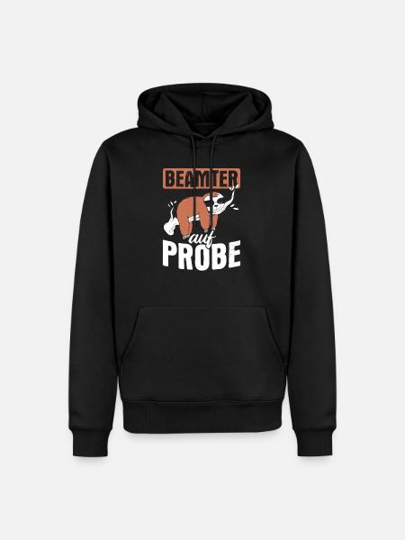 Beamter Auf Probe Beamter - Männer Premium Bio Hoodie - Schwarz