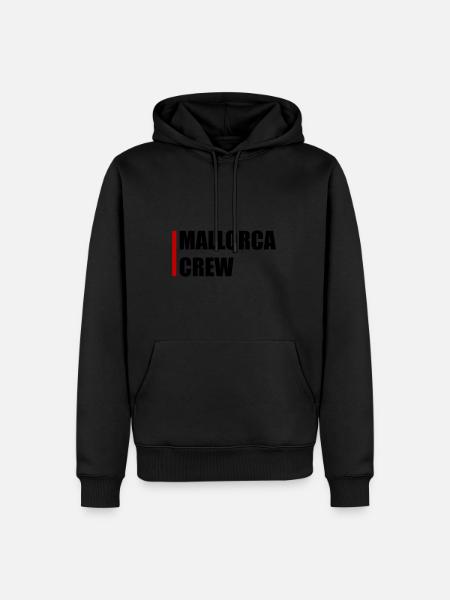 Mallorca Crew - Männer Premium Bio Hoodie - Schwarz